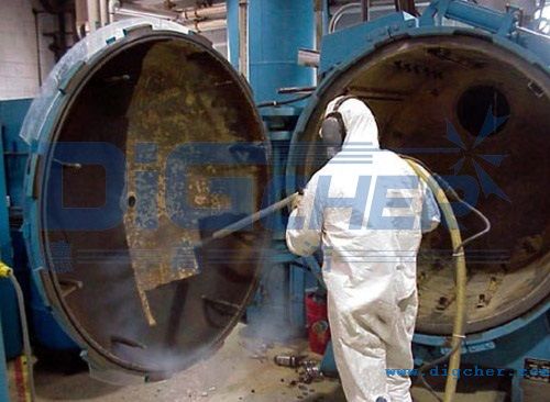 塑料廠循環(huán)氣壓縮機(jī)清理